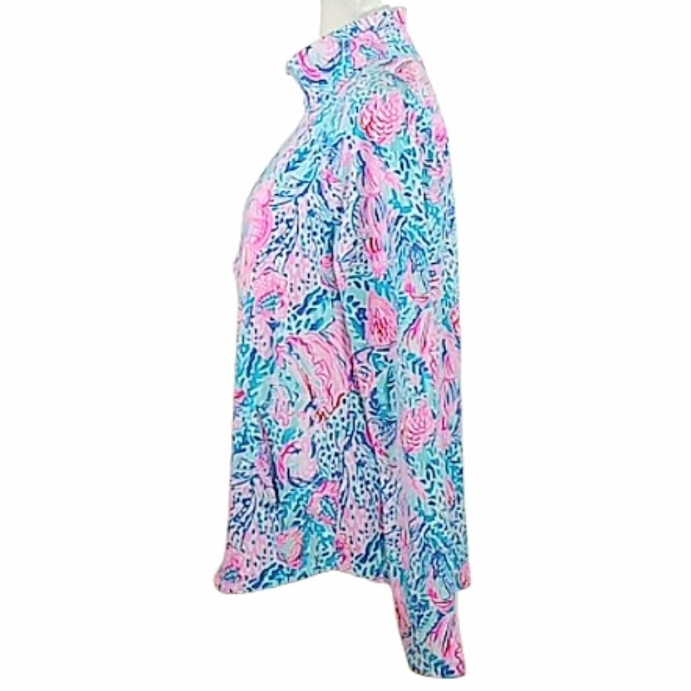 Lilly Pulitzer Skipper Popover in Treasure Trove Print Pullover UPF 50 + Size M - Picture 7 of 14